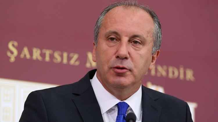 Muharrem İnce CHP'lilere kızdı Muharrem İnce CHP'lilere kızdı