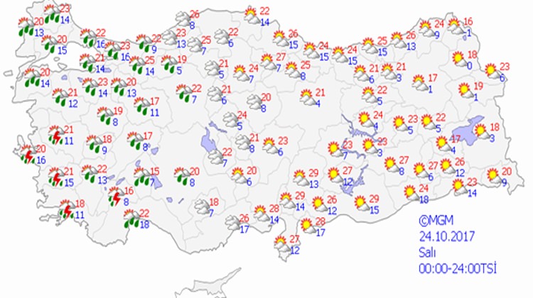 istanbul da bugun yagis var mi 24 ekim istanbul hava durumu guncel haberleri