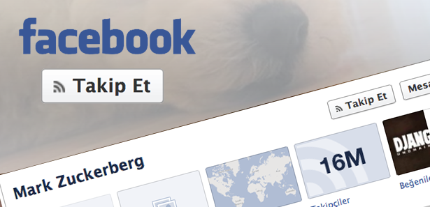 Facebook 'Takip Et' butonu aktif! Facebook 'Takip Et' butonu aktif!