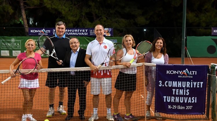 Antalya haberleri Konyaaltı Belediyesi 3. Cumhuriyet Tenis Turnuvası - 17 Ekim 2017